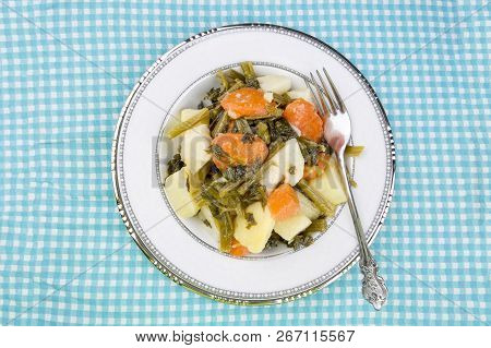Traditional Delicious Turkish Foods; Celery With Olive Oil