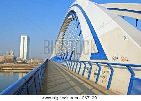 Apollo Bridge In Bratislava