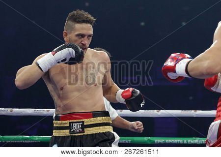 Sofia, Bulgaria - 27 October 2018: Boxing Match Between Tervel Pulev And Leonardo Damian Bruzzese (p