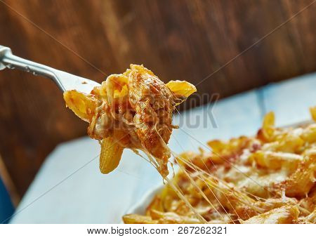 Chicken Parmesan Baked Ziti