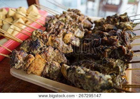 Delicious Grilled Beef Satay, Komo Komoh Satay