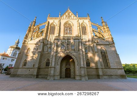 St. Barbora Church, Kutna Hora (unesco), Czech Republic, Front Side.