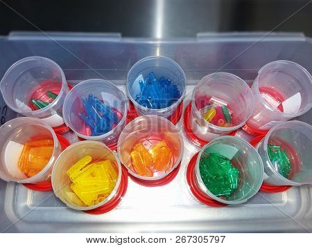 These Are The Surgical Instrument Protector. Using In Hospital.