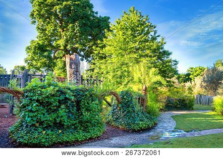 London, Uk - May 14 2018: The Diana, Princess Of Wales Memorial Playground Is A Memorial To Diana, P