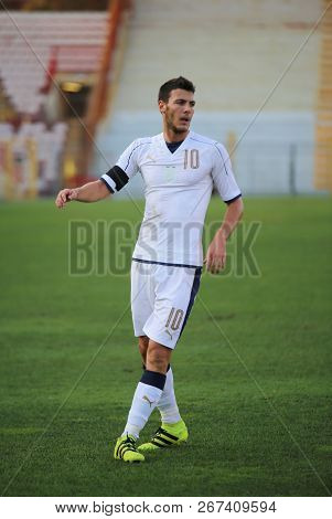Vicenza, Vi, Italy - September 2, 2016: Mazzitelli Luca Football Match Between The Italian National 