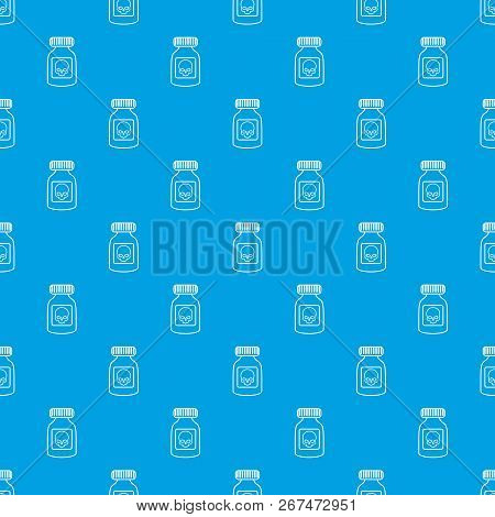 Deadly Liquid Pattern Vector Seamless Blue Repeat For Any Use