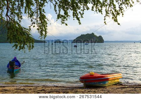 The Beach Bang Boet Beautiful With Blue Water At Chumphon Province Thailand Is Famous For Travel