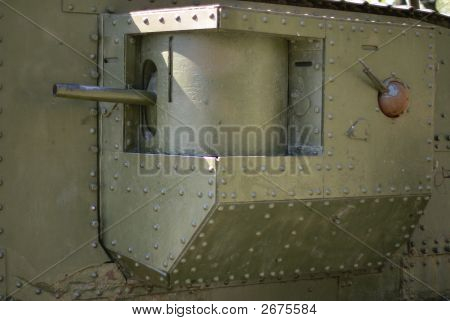 Parte de tanque de batalla de la primera guerra mundial