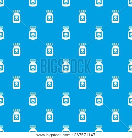 Deadly Liquid Pattern Vector Seamless Blue Repeat For Any Use