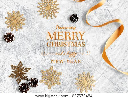 Christmas holiday greeting design mockup