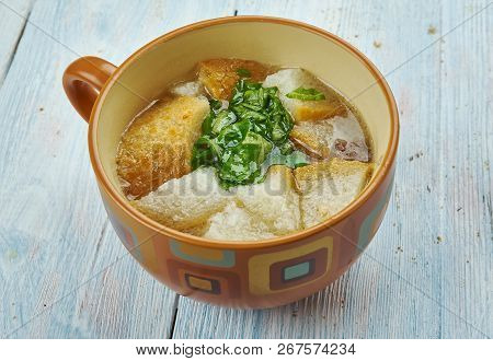 Czech Garlic Soup