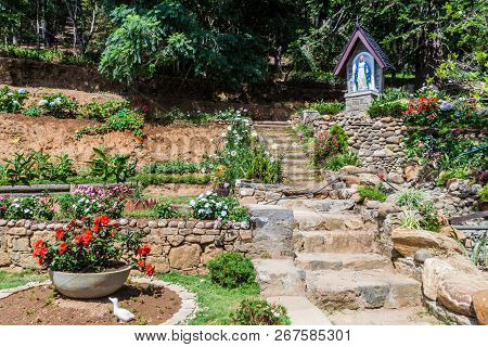 Garden Of Adisham Monastery Near Haputale, Sri Lanka