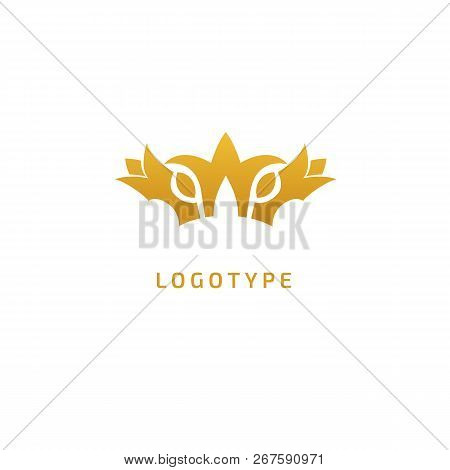 Vector Stock Logo, Abstract Crown Vector Template. Illustration Design Of Elegant, Premium And Royal