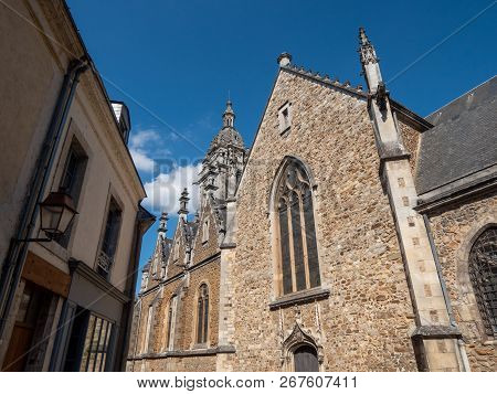 La Cité Plantagenêt, Old Town Of Le Mans, France.