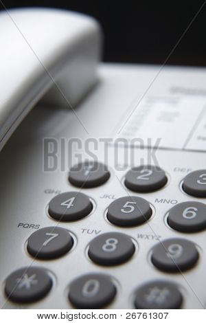 telefon tuş takımı yakın çekim