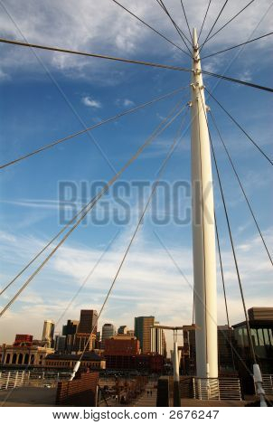 Soporte de puente colgante