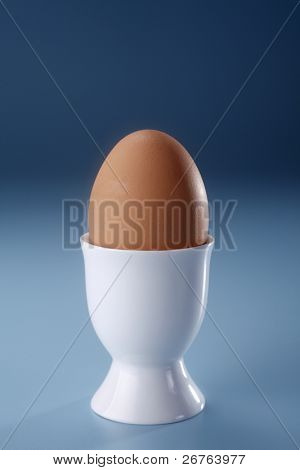 股票形象的蛋上 eggcup