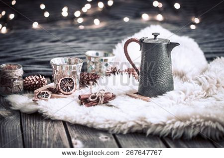 Still Life Home Decorations In The Interior Of The Room
