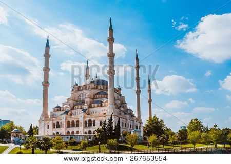 Summer View To Turkey Adana Sabanci Central Mosque