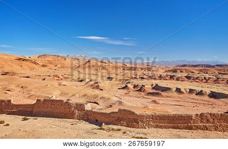 Ait Ben Haddou Panoramic View From Top