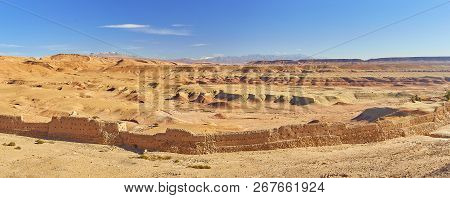 Ait Ben Haddou Panoramic View From Top