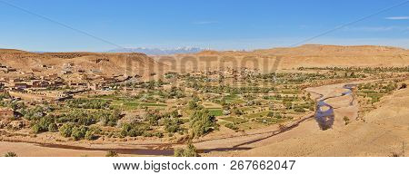 Ait Ben Haddou Panoramic View From Top