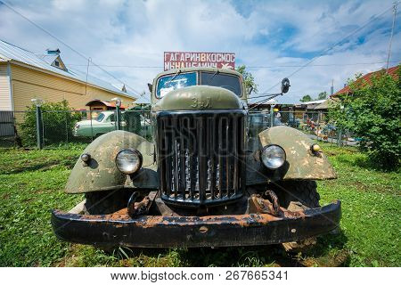 Myshkin, Russia - July 8, 2013: Museum Of Retro Cars: Zil-164