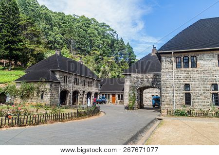 Haputale, Sri Lanka - July 16, 2016 Adisham Monastery Near Haputale