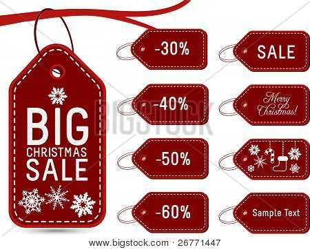 Raccolta di Holiday Gift Tags ed etichette