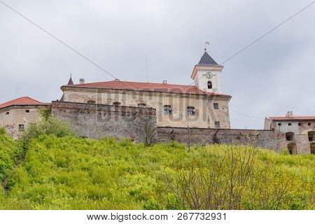 Upward View Of Castle Palanok, Mukachevo, Ukraine