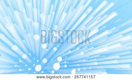 Abstract Background Bunch Of White Cylinders