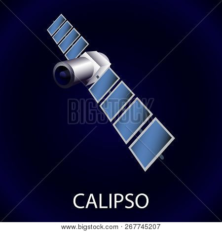 Calipso Satellite Icon. Cartoon Of Calipso Satellite Icon For Web Design