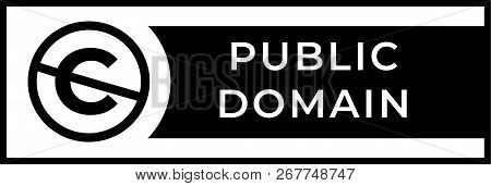 Public Domain Sign With Crossed Out C Letter Icon In A Circle.