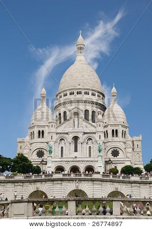 Basilique du Sacre-Coeur v Paříž, Francie