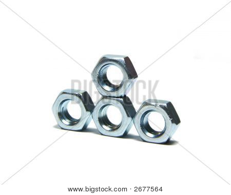 4 개의 스크류 너트