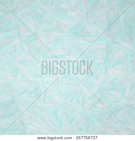 Abstract Illustration Of Square Gainsboro Oil Paint With Bristie Brush Background, Digitally Generat