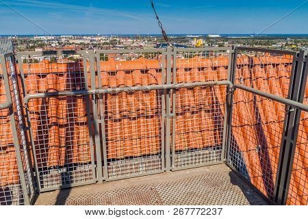 Observation Platform At The Tower Of St. Marys Church In Gdansk, Poland.