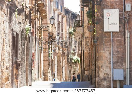 Taranto, Apulia, Italy - Middle Aged Architecture In The Old Town Of Taranto
