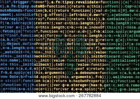 Saint Vincent And The Grenadines Flag  Is Depicted On The Screen With The Program Code. The Concept 
