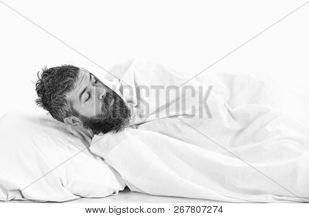 Weekend Leisure Concept. Man With Interested Face