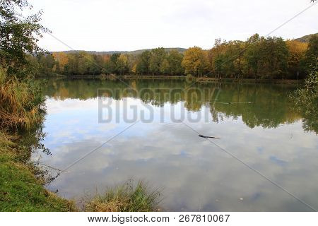 Seewaldsee In The Stromberg Region In Baden-württemberg