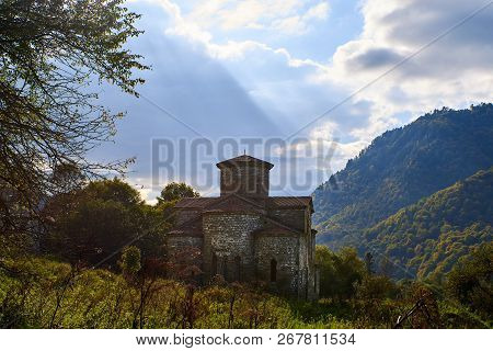 Middle Temple. Zelenchuk Temples. Nizhny Arkhyz Karachay-cherkessia Russia