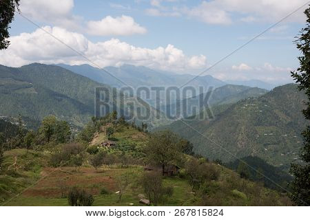 View From Bhimtal Road In Uttarakhand - Nainital District
