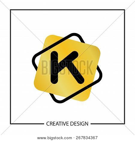 Initial Letter K Logo Template Vector Design