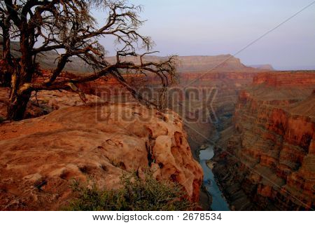 Zachód słońca nad Toroweap Grand Canyon