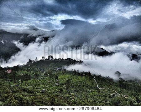 Munnar Teagarden Valleyview From Plumjudy Hotel Room Balcony