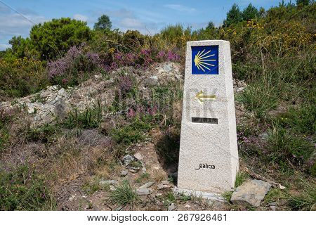 Waymark Along The Camino Primitivo, Spain, Europe