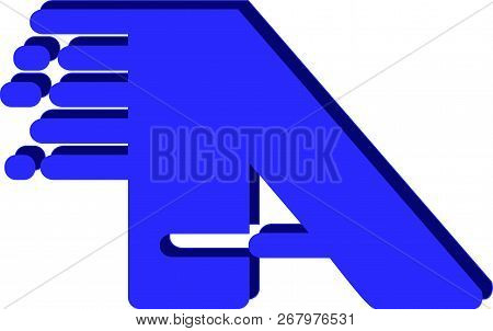 Logo With A Blue 