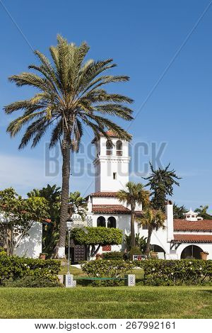Ensenada, Mexico - October 22, 2018:  Riviera Cultural Center Of Ensenada, Was Formerly Known As The