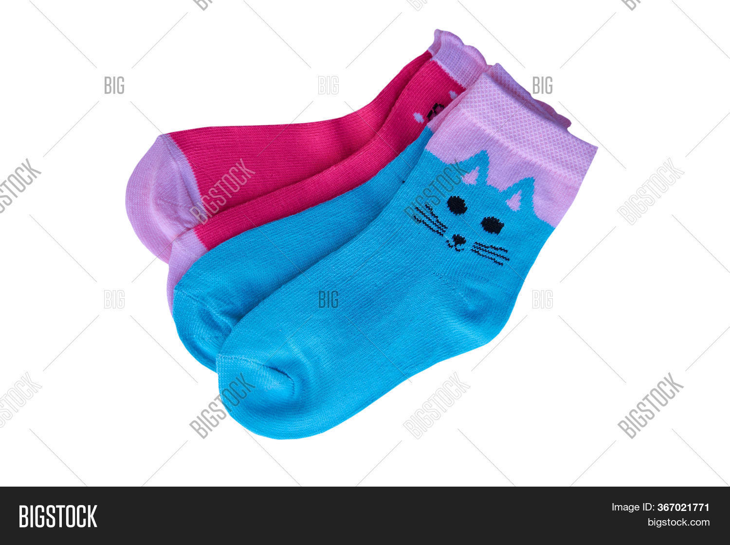 Two Pairs Baby Socks Image & Photo (Free Trial) Bigstock